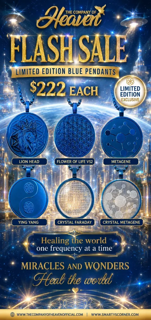 -85% Pendentif BLEU ultra puissant édition limitée